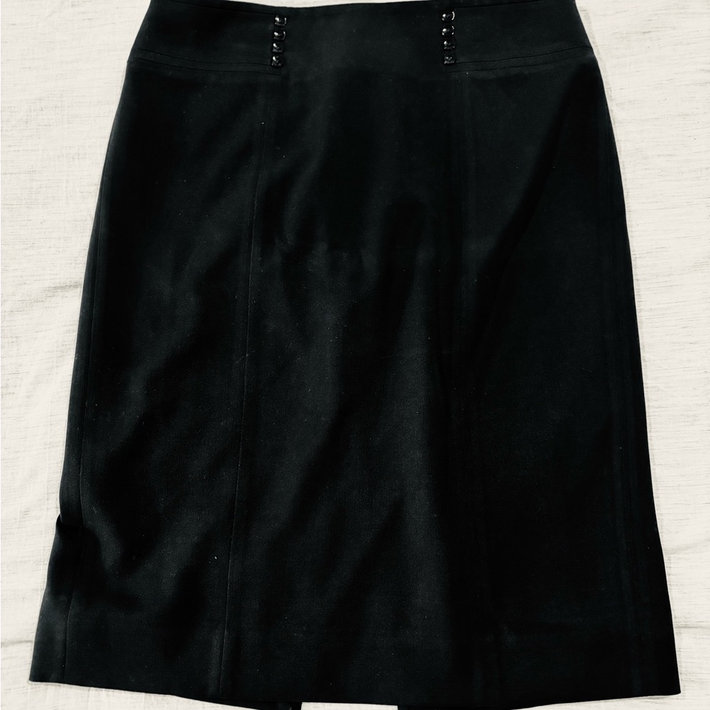 White House Black Market Black Pencil Skirt Knee-Length Workwear